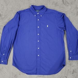 Mens ralph lauren polo button down shirt
